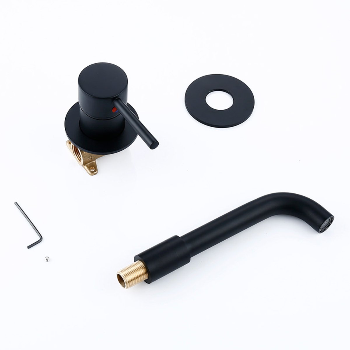Mitigeur salle de bain encastré noir mat