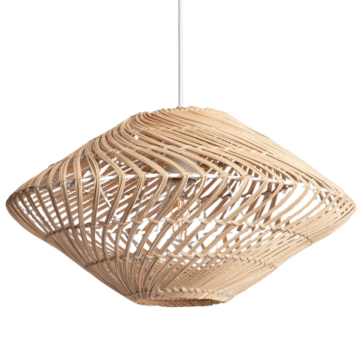 Suspension en Rotin Naturel