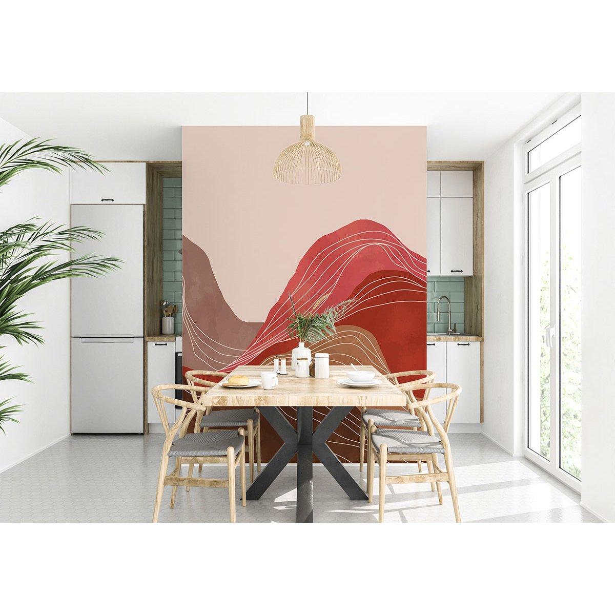 Papier peint panoramique - Désert Boho