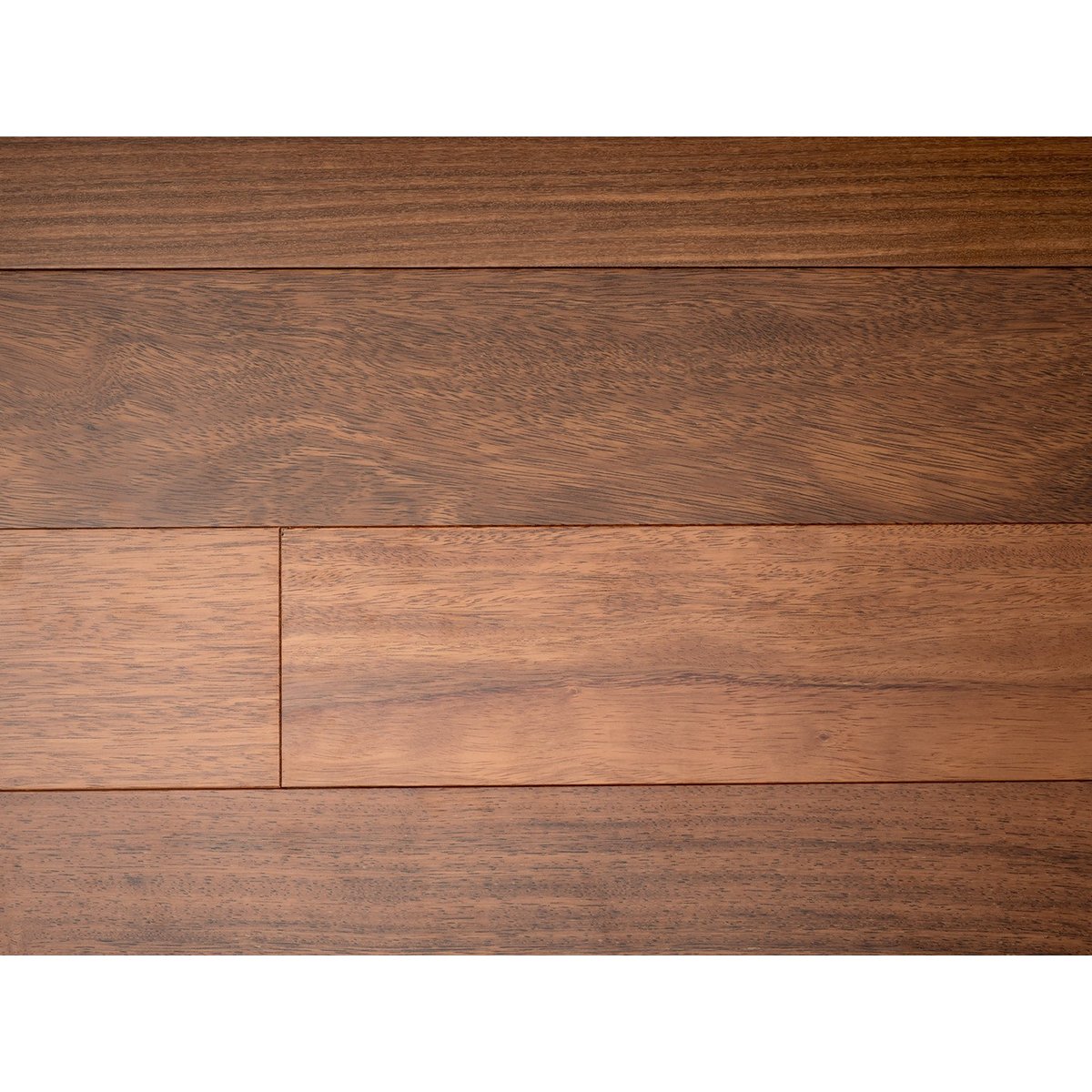 Parquet massif merbau verni - Larg. 14 cm