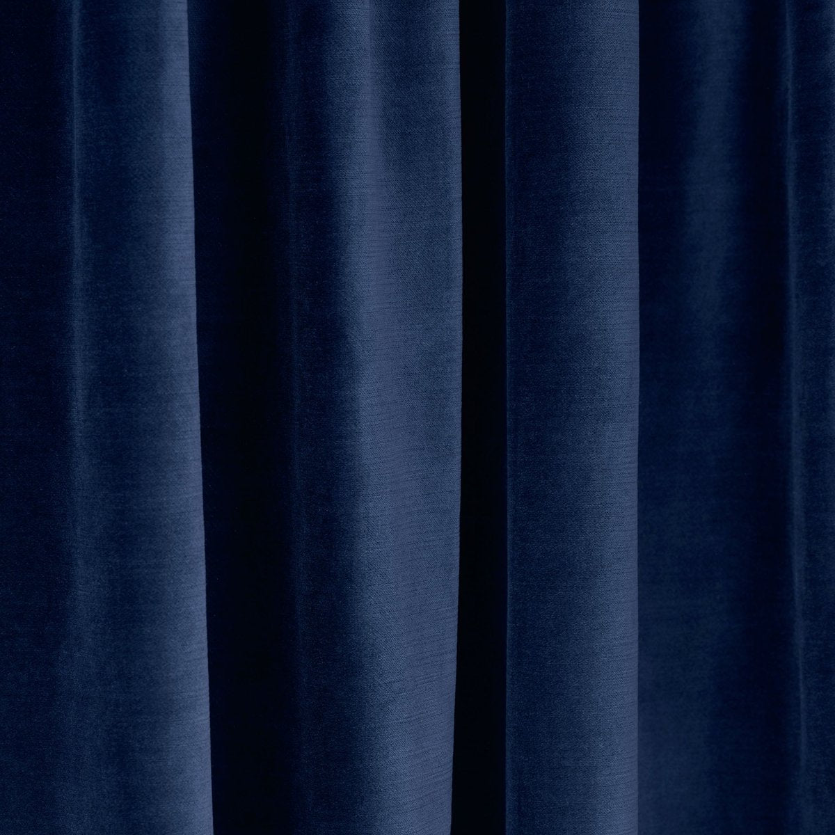 Rideau à galon fronceur DALILA bleu nuit