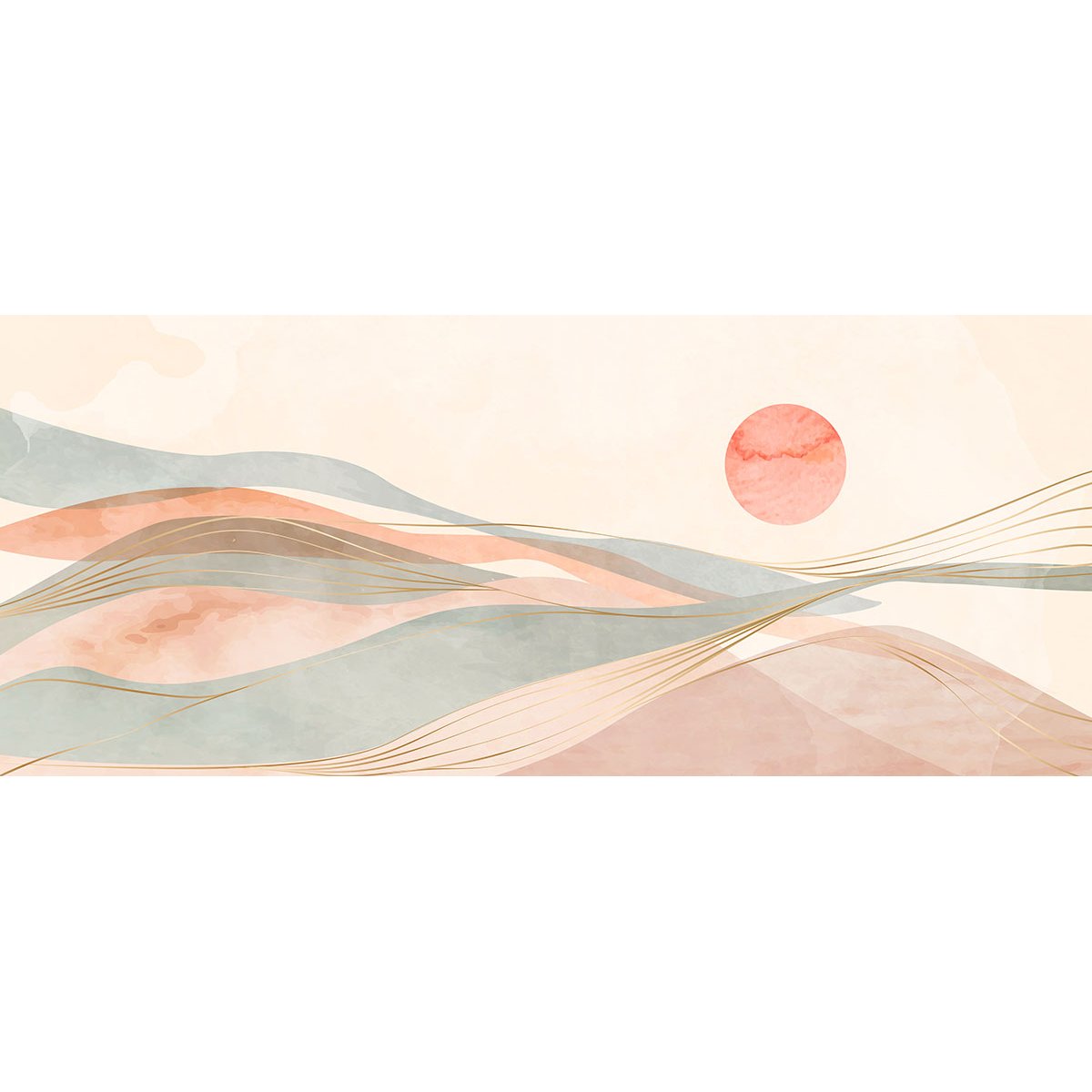 Papier peint panoramique - Paysage Boho