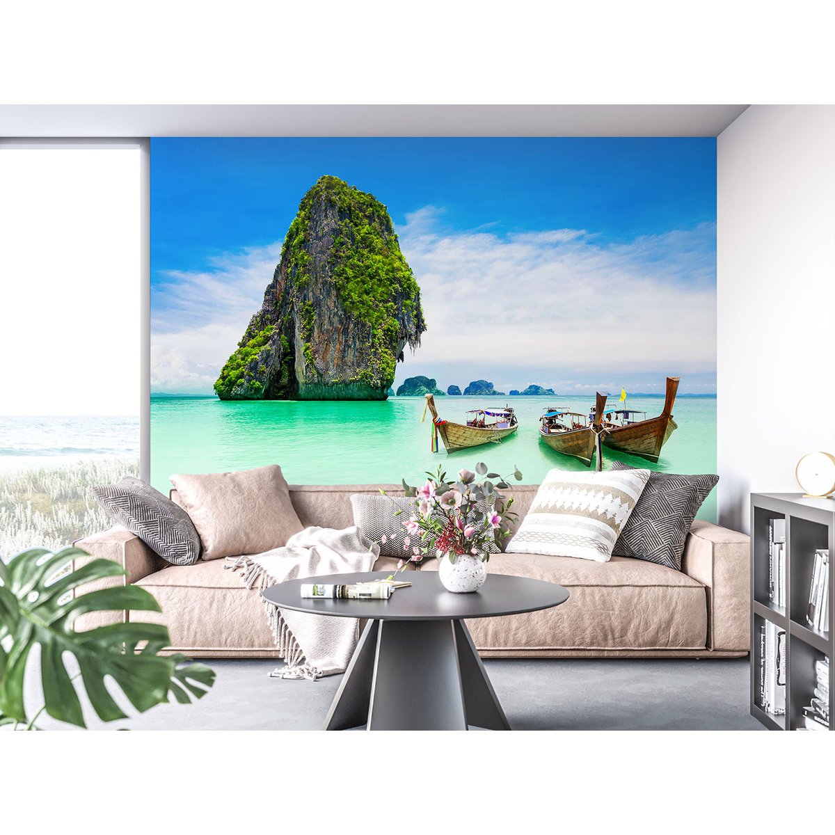 Papier peint panoramique - Bateaux Thaïlande