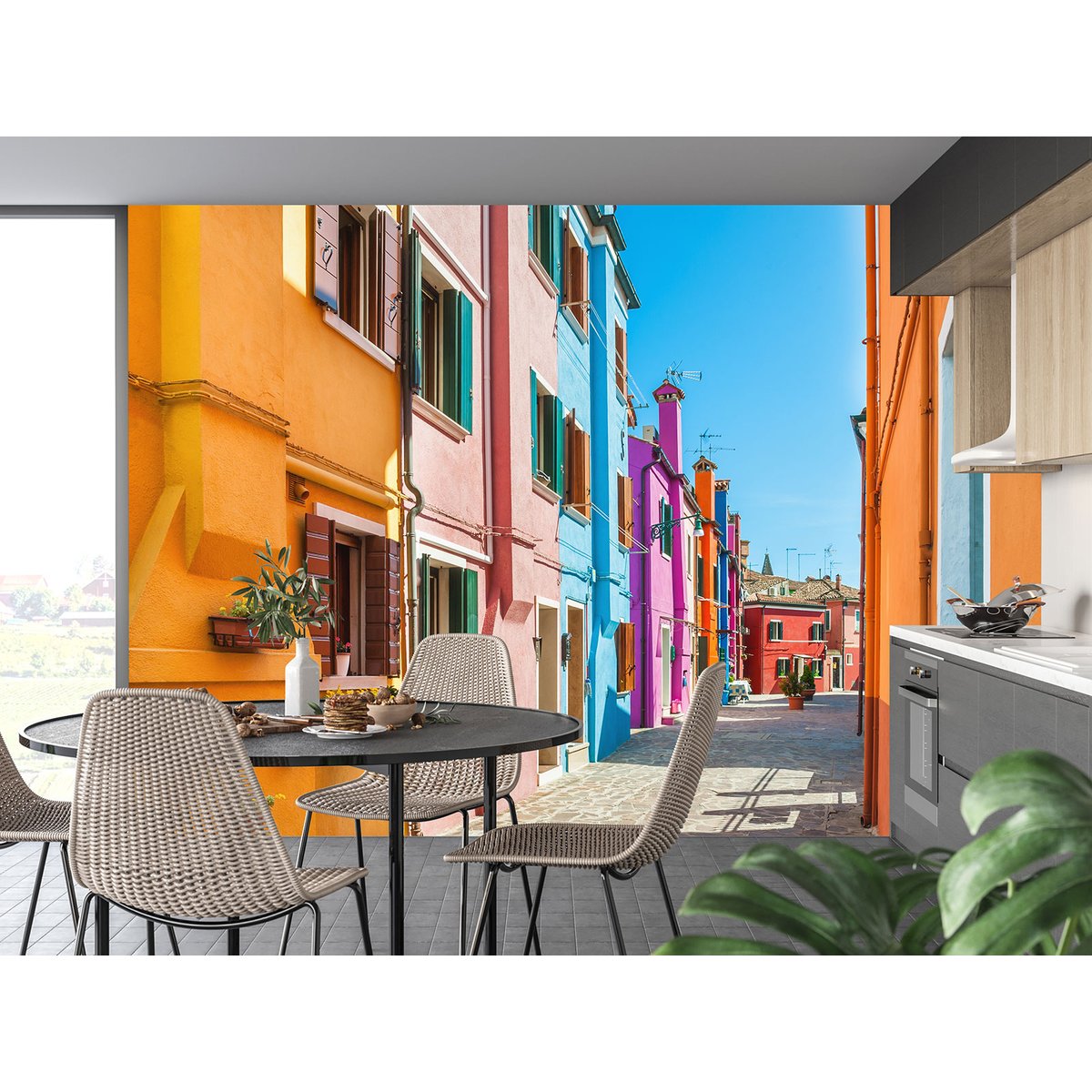 Papier peint panoramique - Ile de Burano