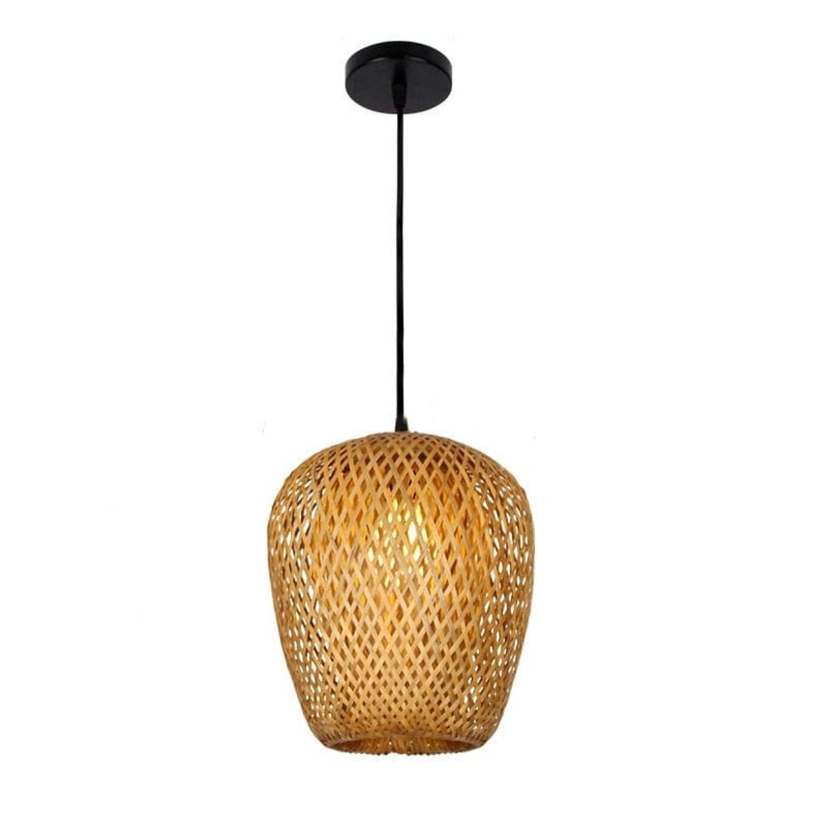 Suspension Lampe Bambou