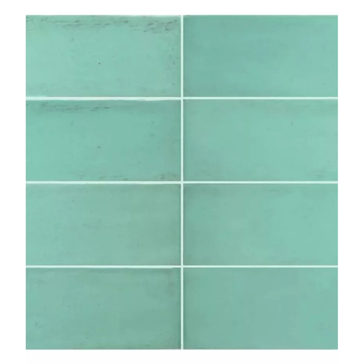 Carrelage Zellige Bleu Turquoise FANGO Aquamarine Gloss