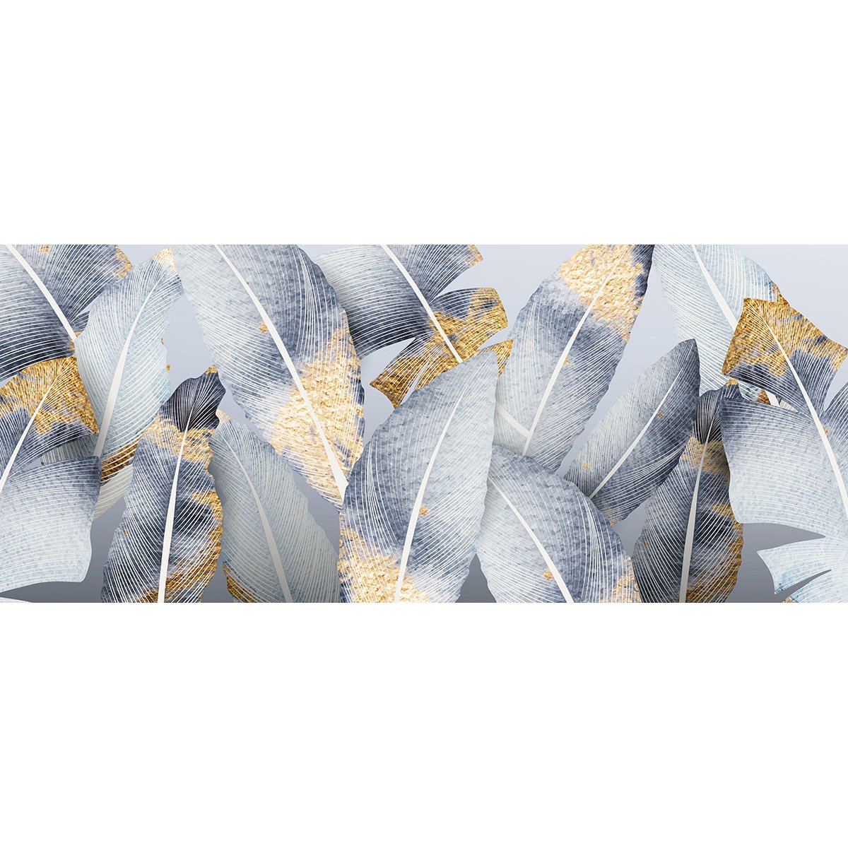 Papier peint panoramique - Feuilles
