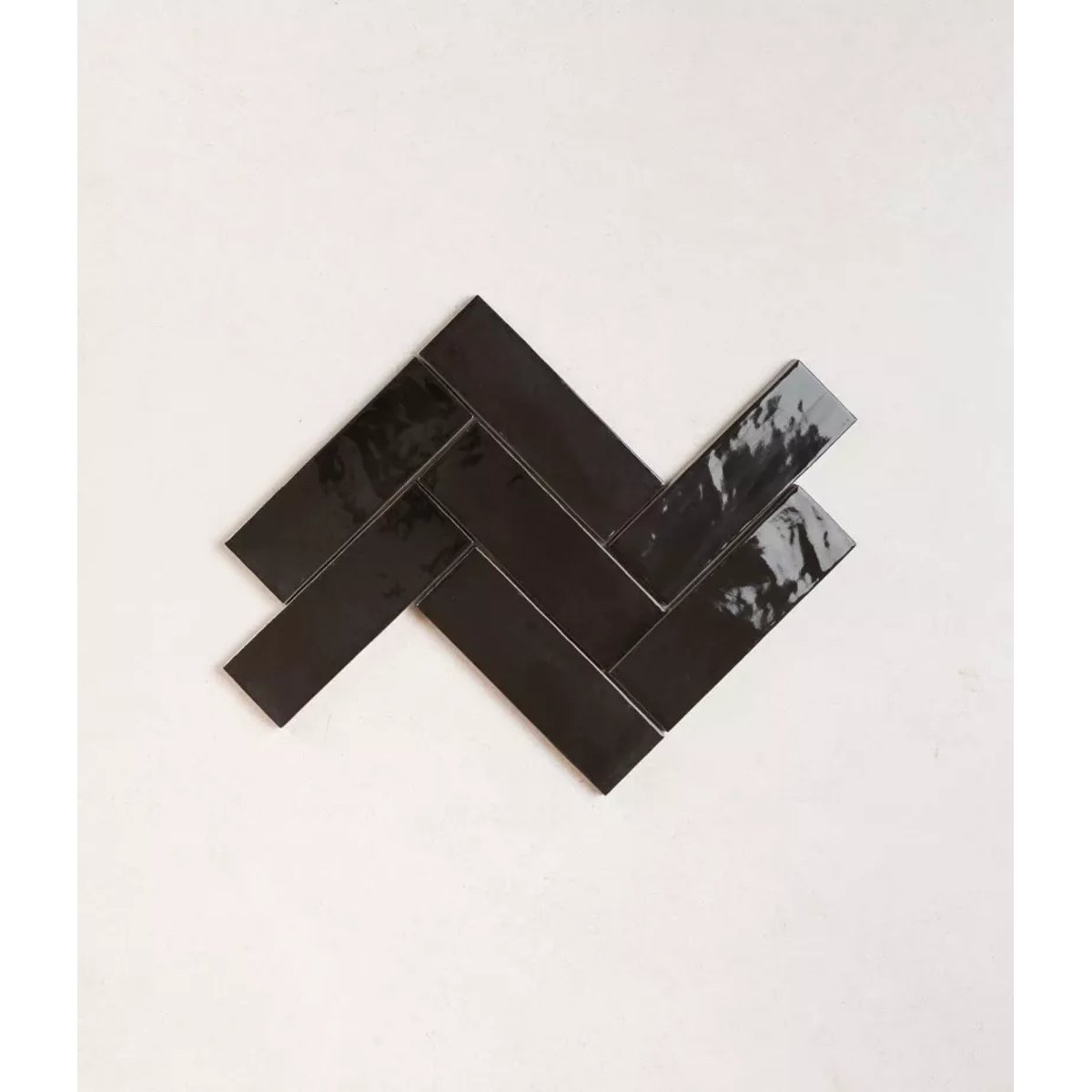 Carrelage Zellige NoirCOLO Gloss Black Hat
