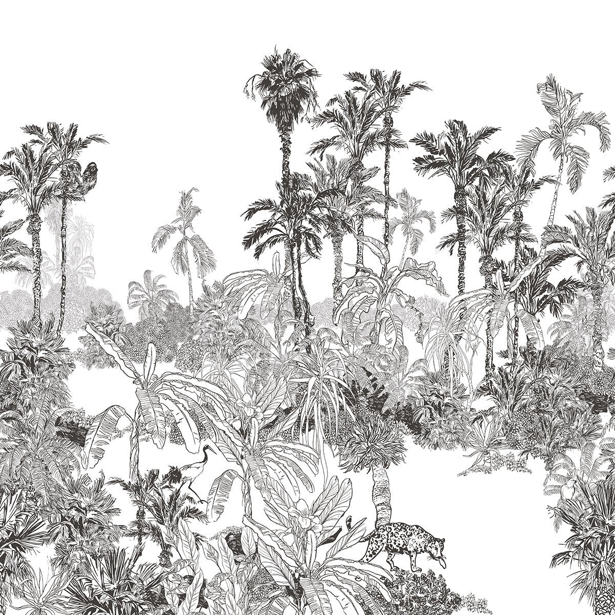 Papier peint panoramique - Forêt tropicale