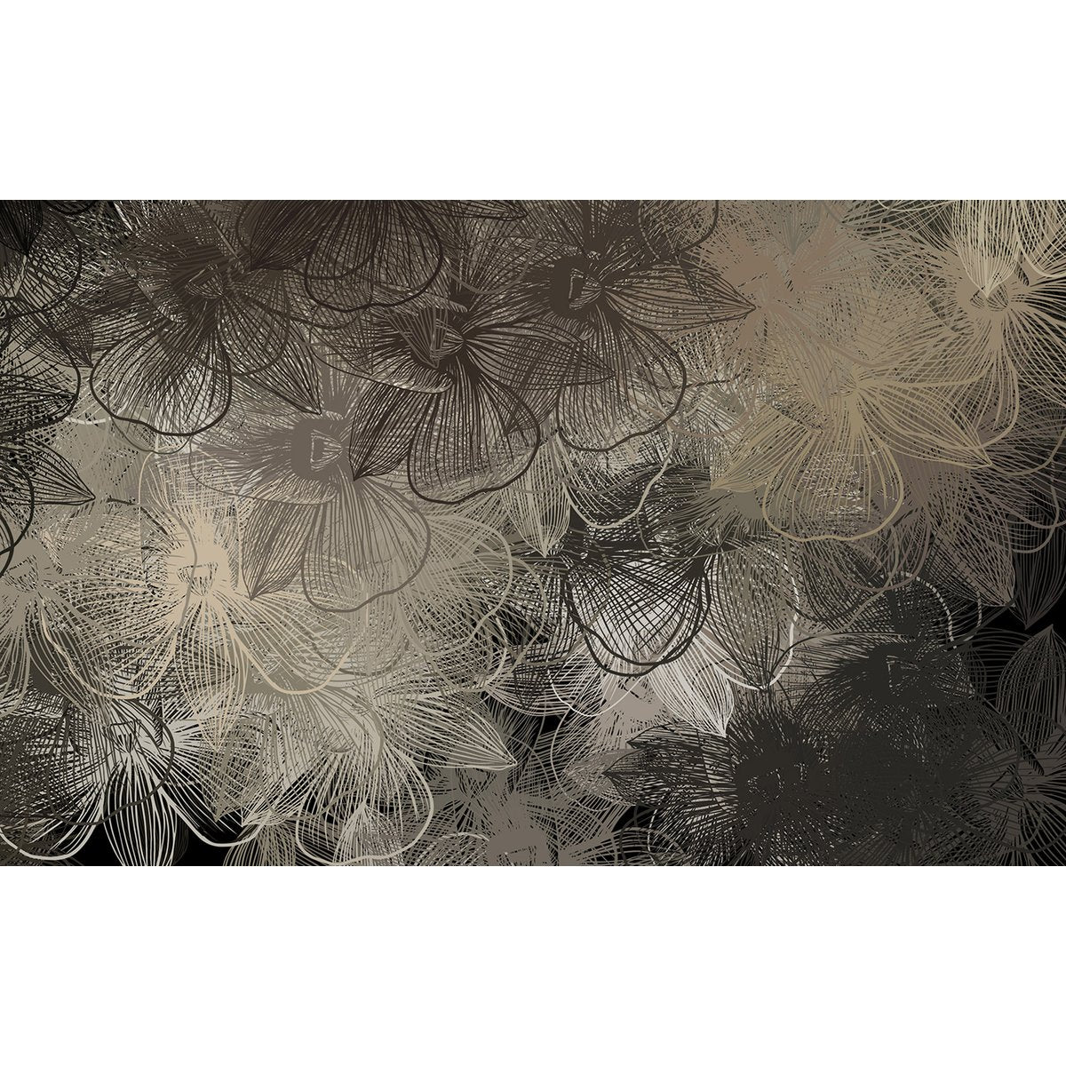 Papier peint panoramique - Fleurs