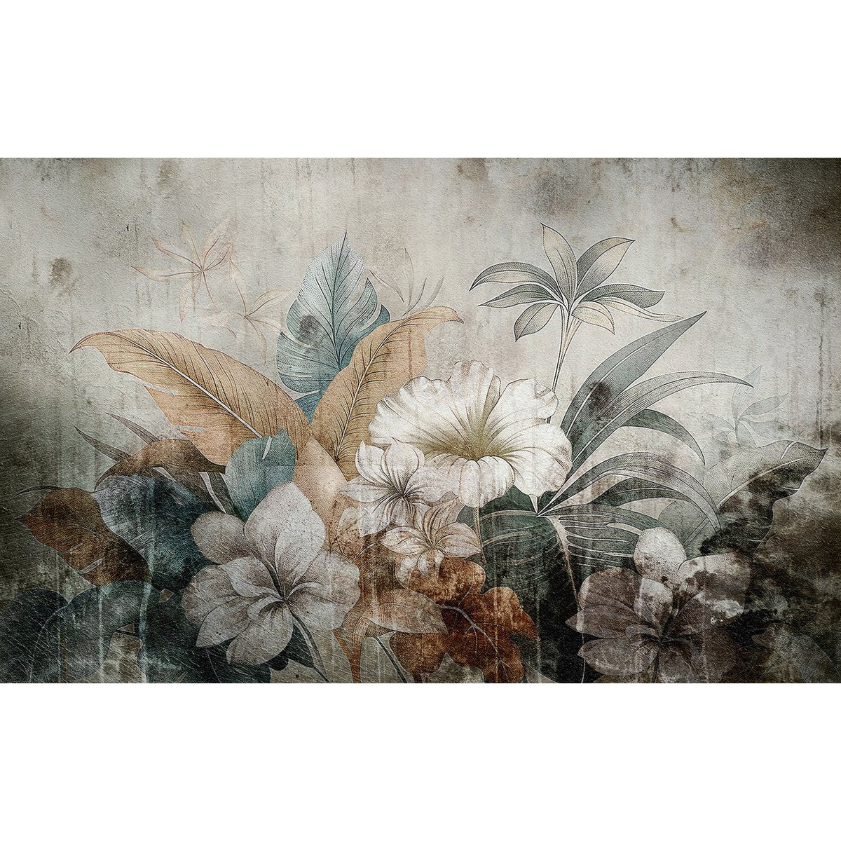 Papier peint panoramique - Fleurs