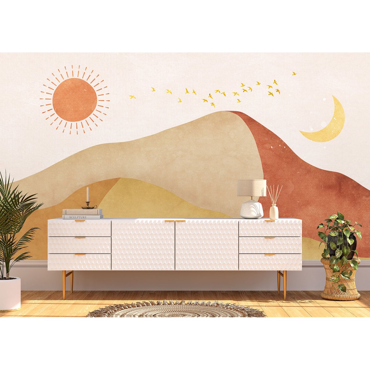 Papier peint panoramique - Paysage Boho