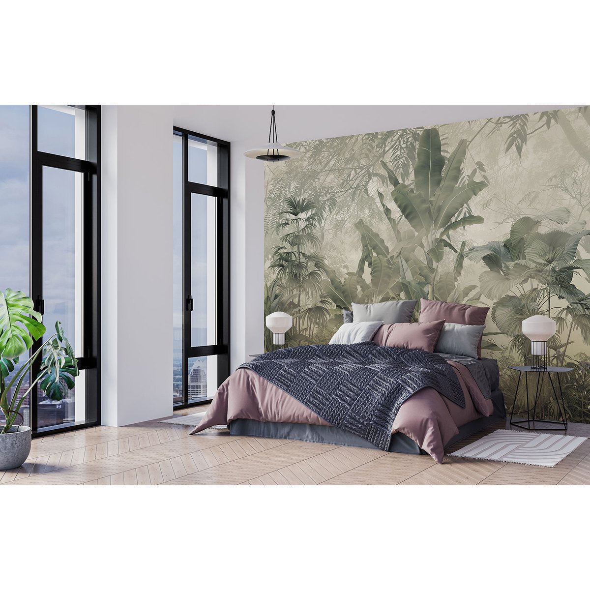 Papier peint panoramique - Plantes tropicales