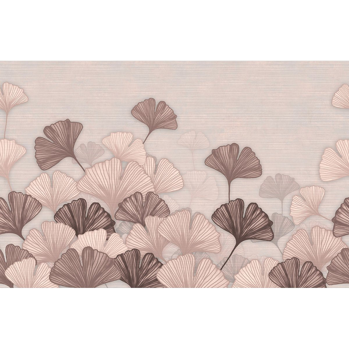 Papier peint panoramique - Feuilles