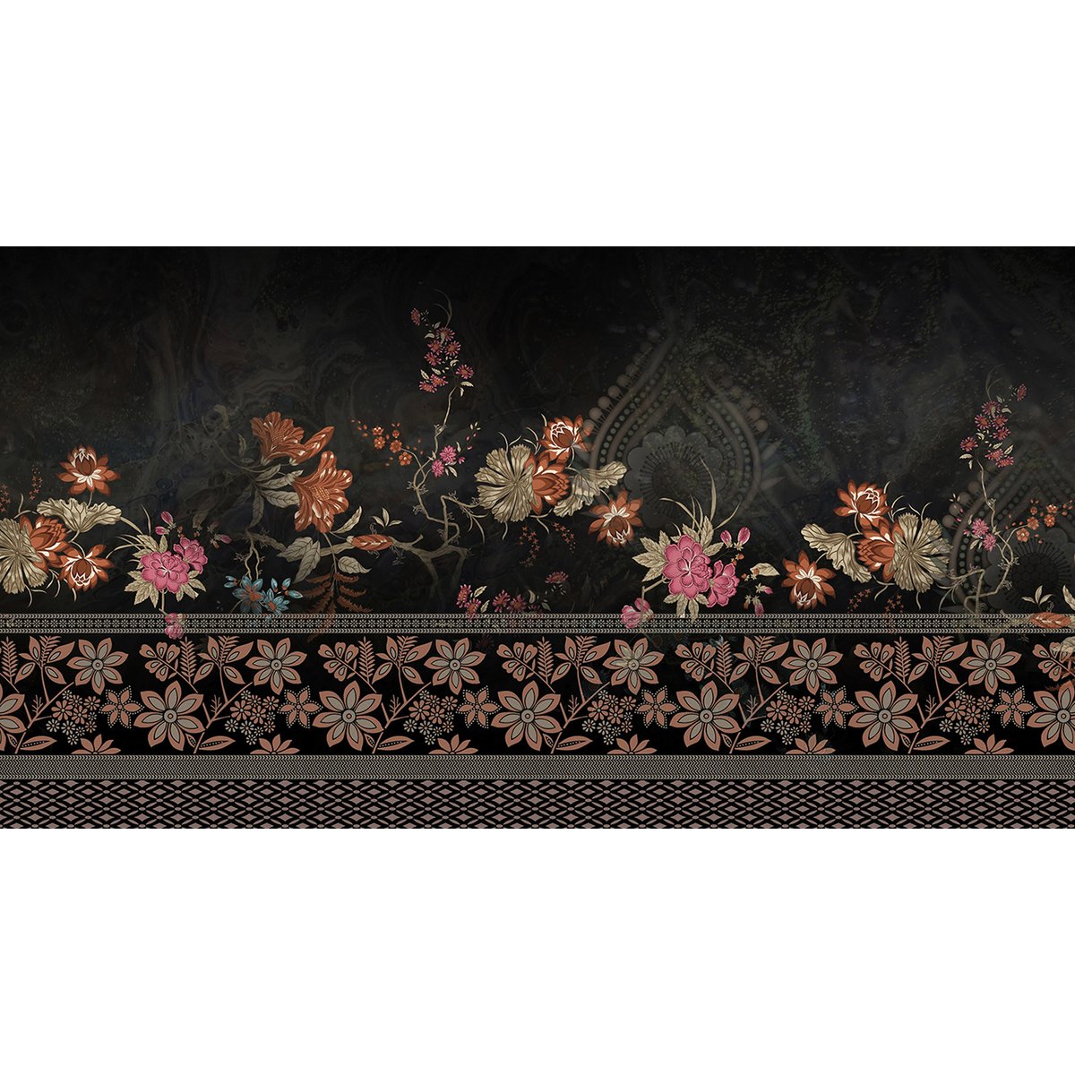 Papier peint panoramique - Fleurs