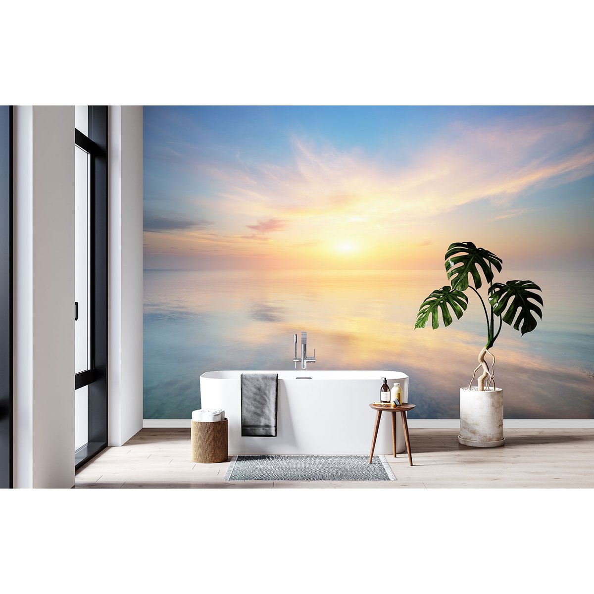 Papier peint panoramique - Couché de soleil