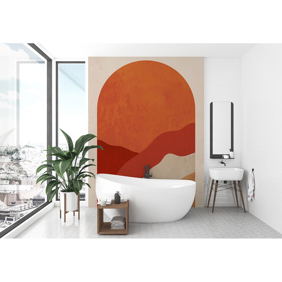 Papier peint panoramique - Désert Boho