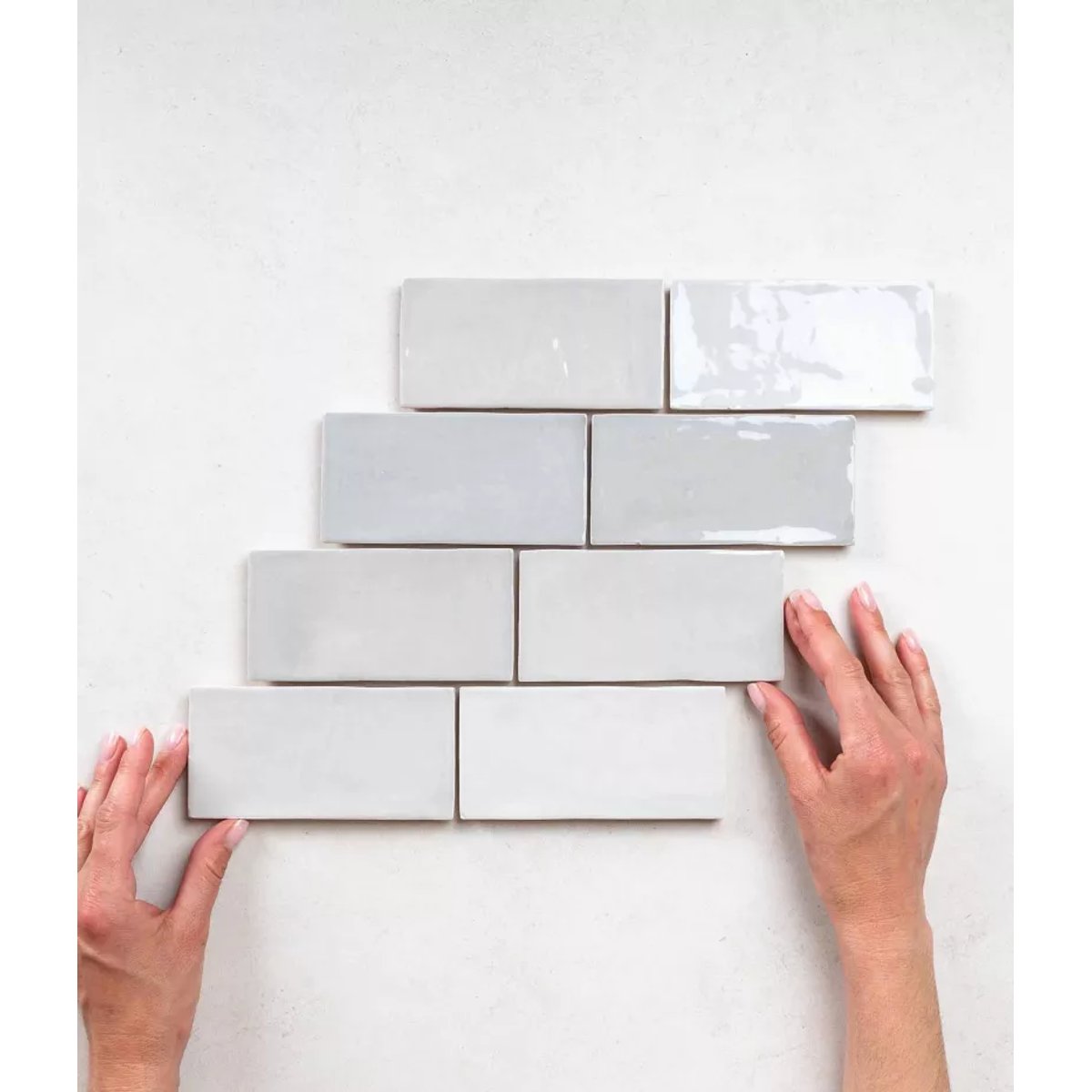 Carrelage Zellige Gris FEZ Brillant Grey