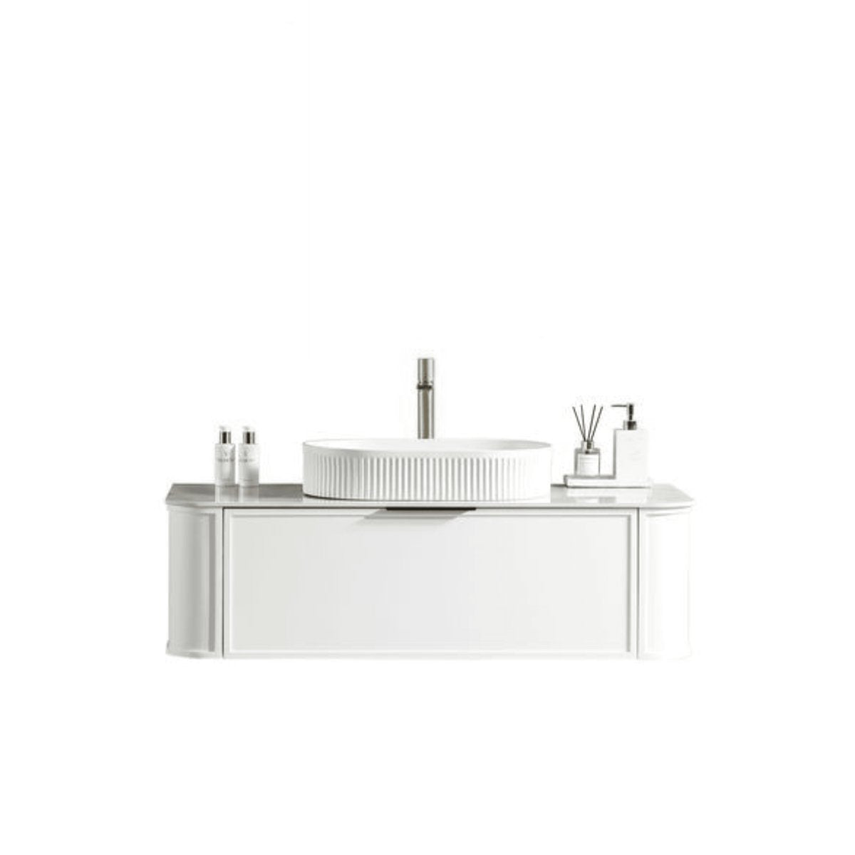 Meuble de salle de bain avec vasque à poser 120 cm Aquapari