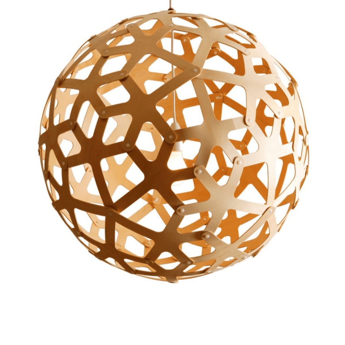 Suspension Boule Bois
