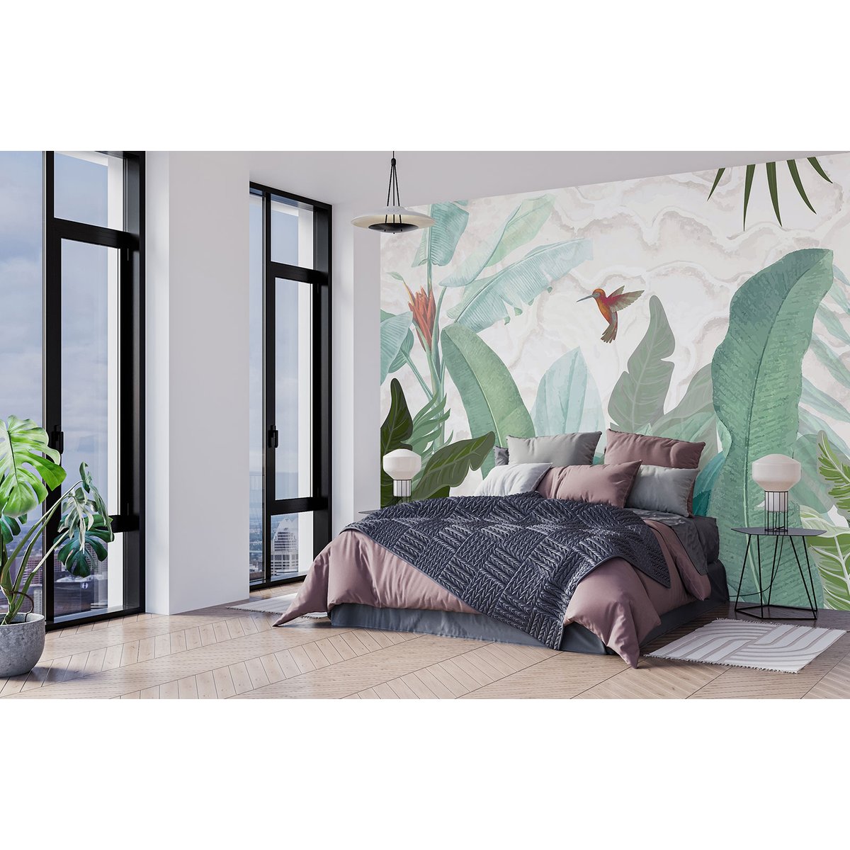 Papier peint panoramique - Plantes tropicales
