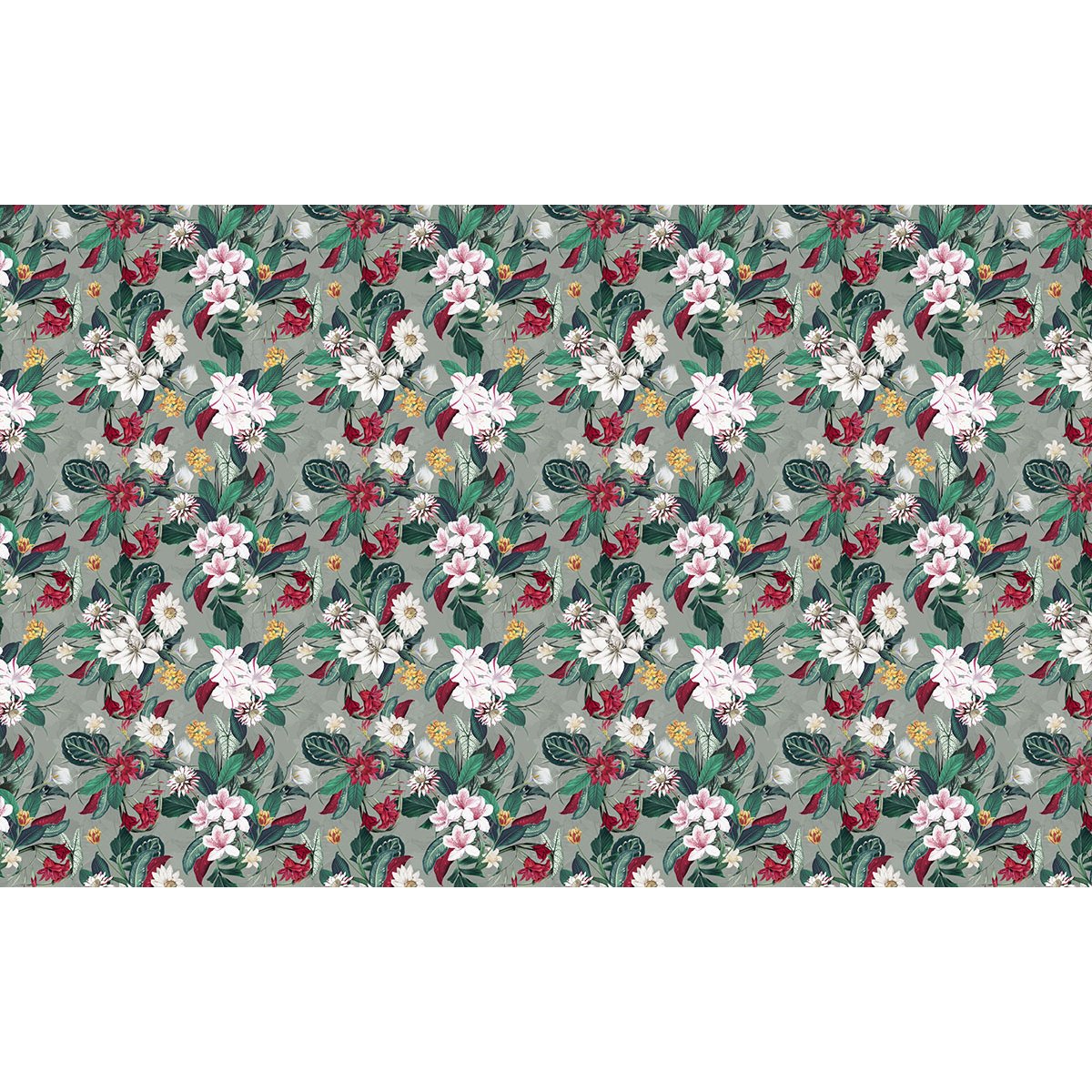 Papier peint panoramique - Motif Fleurs