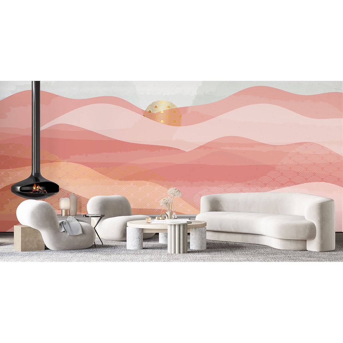 Papier peint panoramique - Paysage Boho