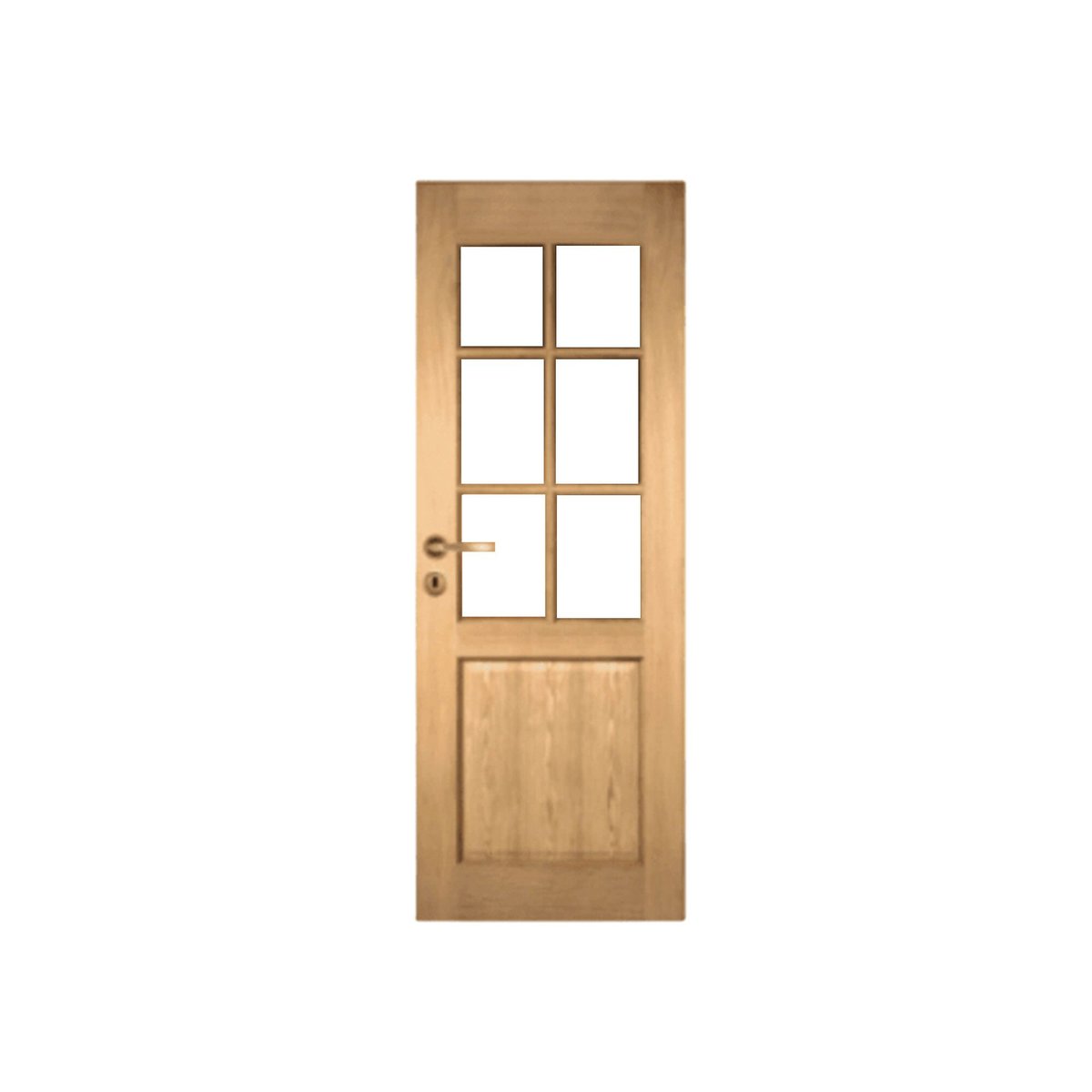 Porte nue, sans cadre, bois Chêne