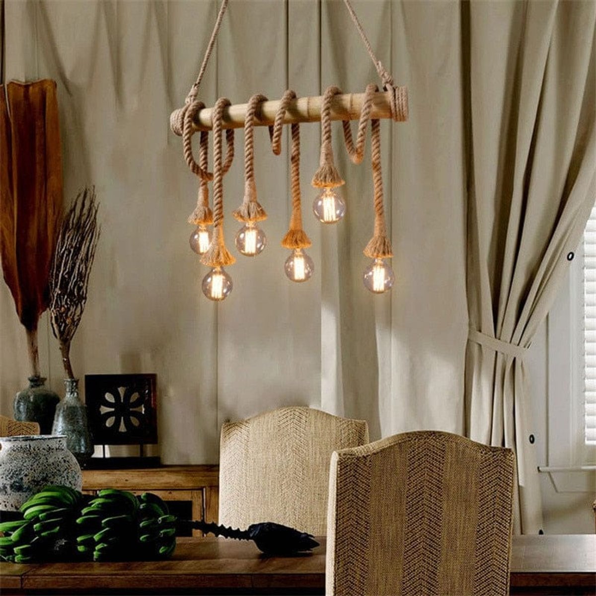 Lampe Suspendue Bambou