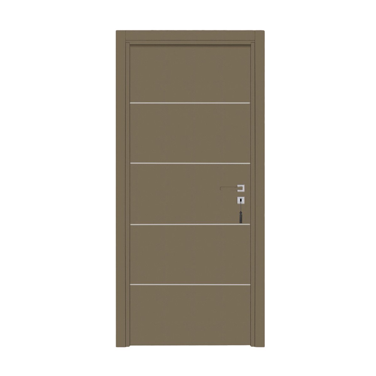 Bloc-porte Seymour - Cuir lichen