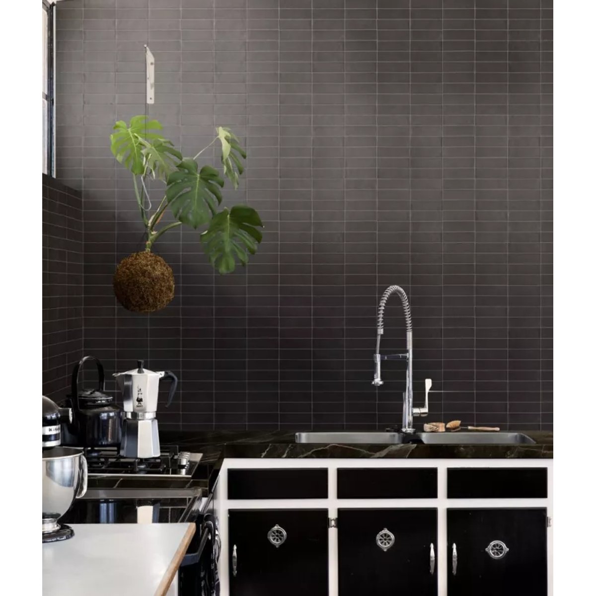 Carrelage Zellige Noir CONFETTO Nero