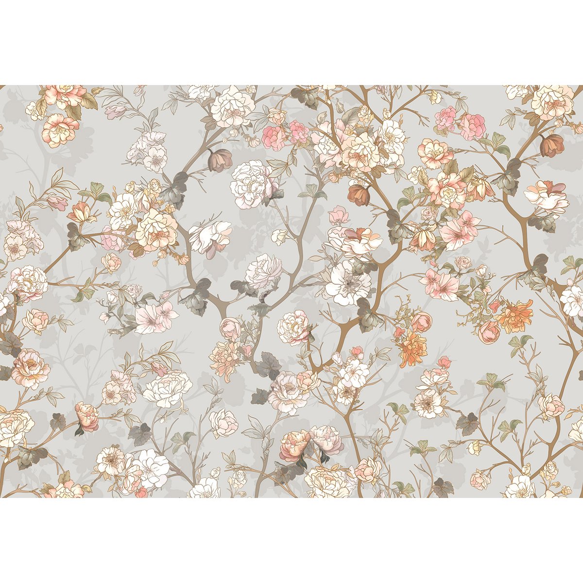 Papier peint panoramique - Fleurs