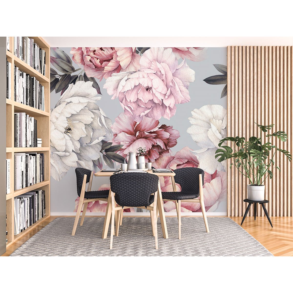 Papier peint panoramique - Fleurs