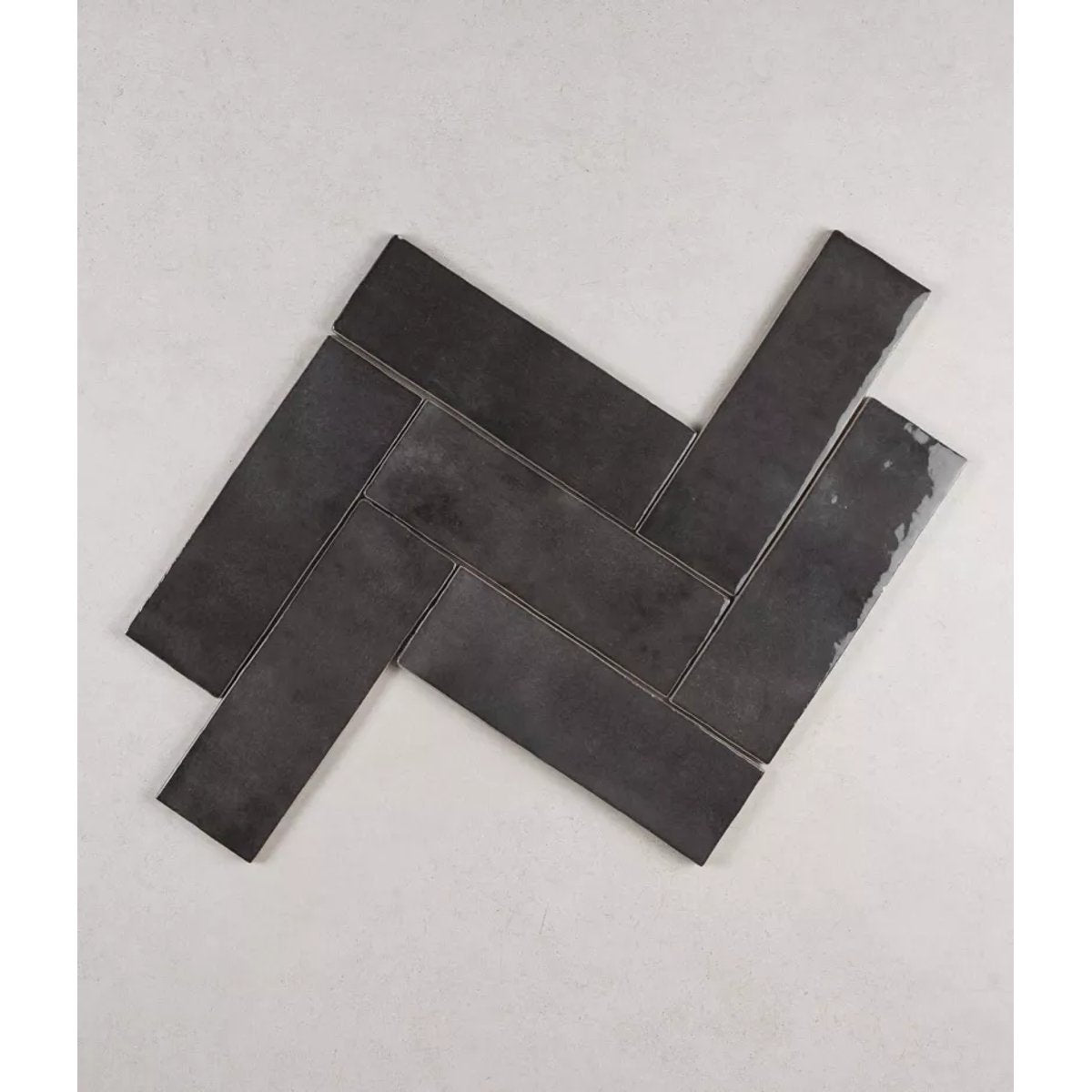 Carrelage Zellige Noir ARTISAN Graphite