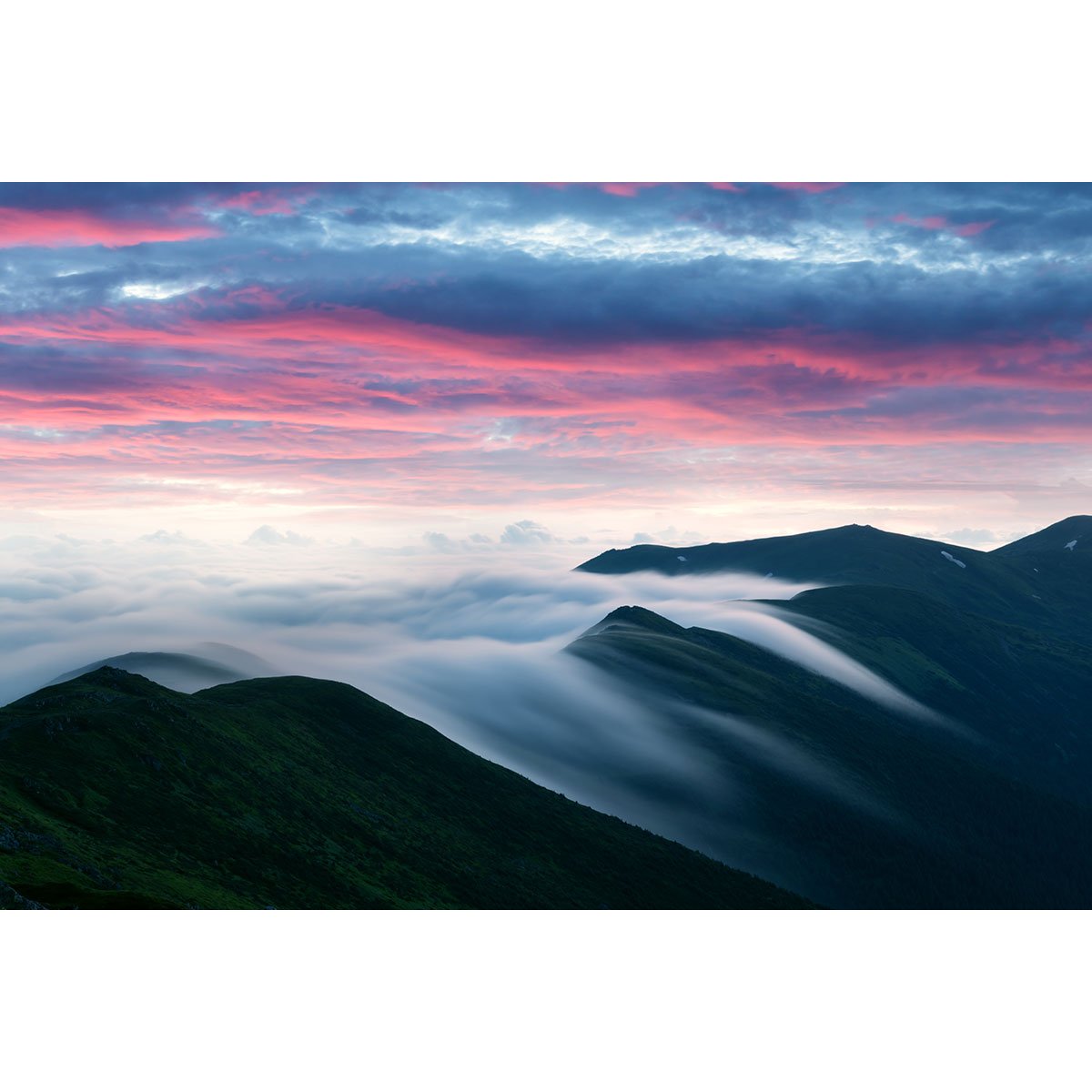 Papier peint panoramique - Montagnes