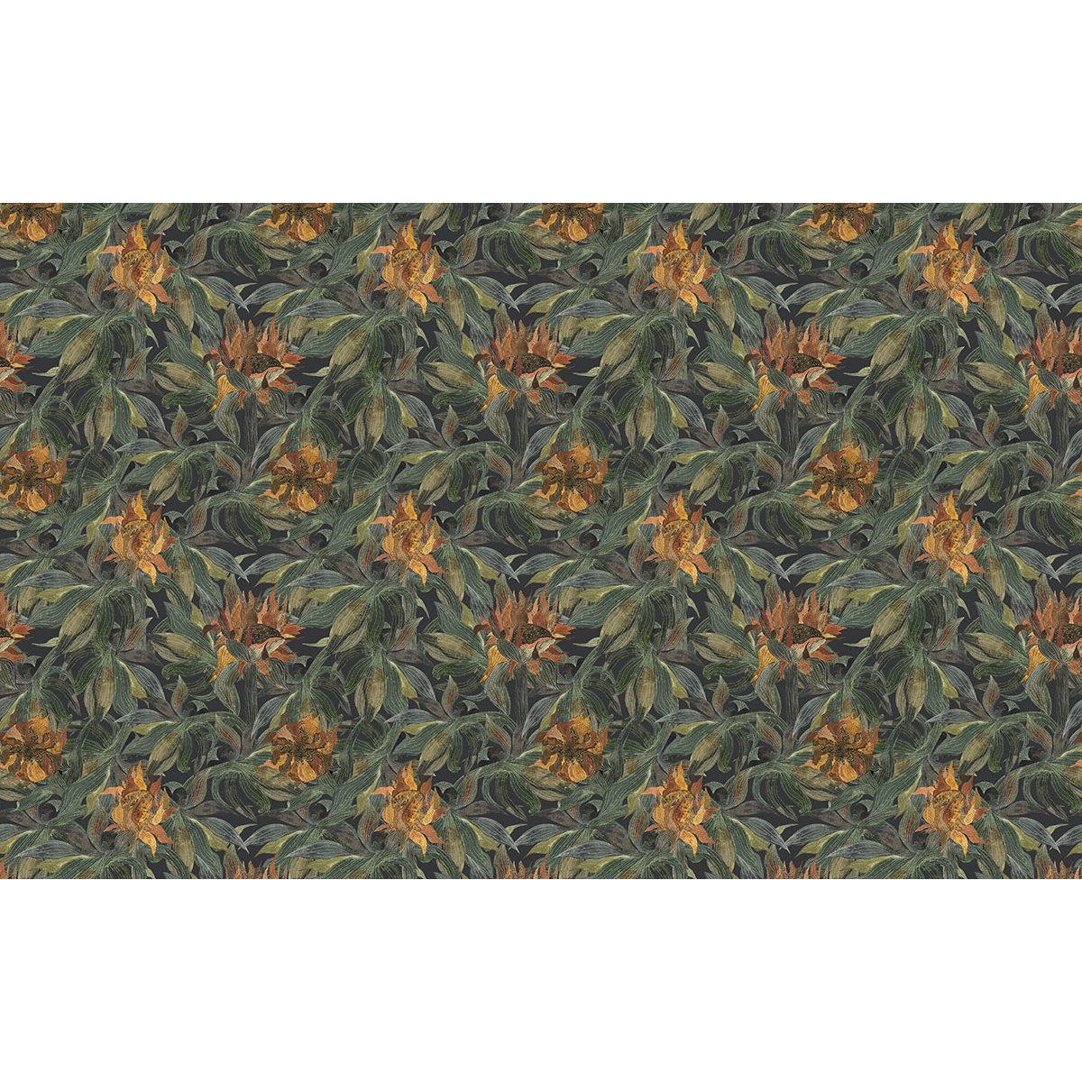 Papier peint panoramique - Motif Fleurs