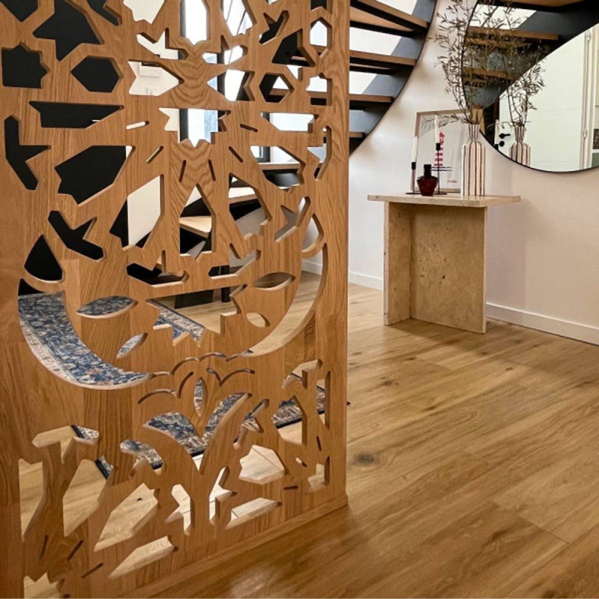 Claustra en bois "Arabesque"