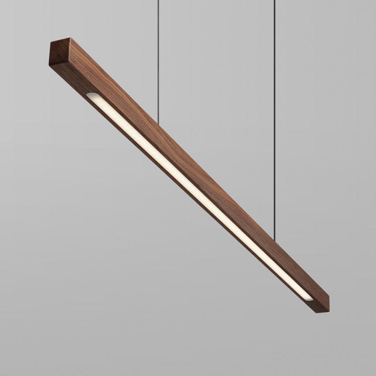 Suspension LED Bois