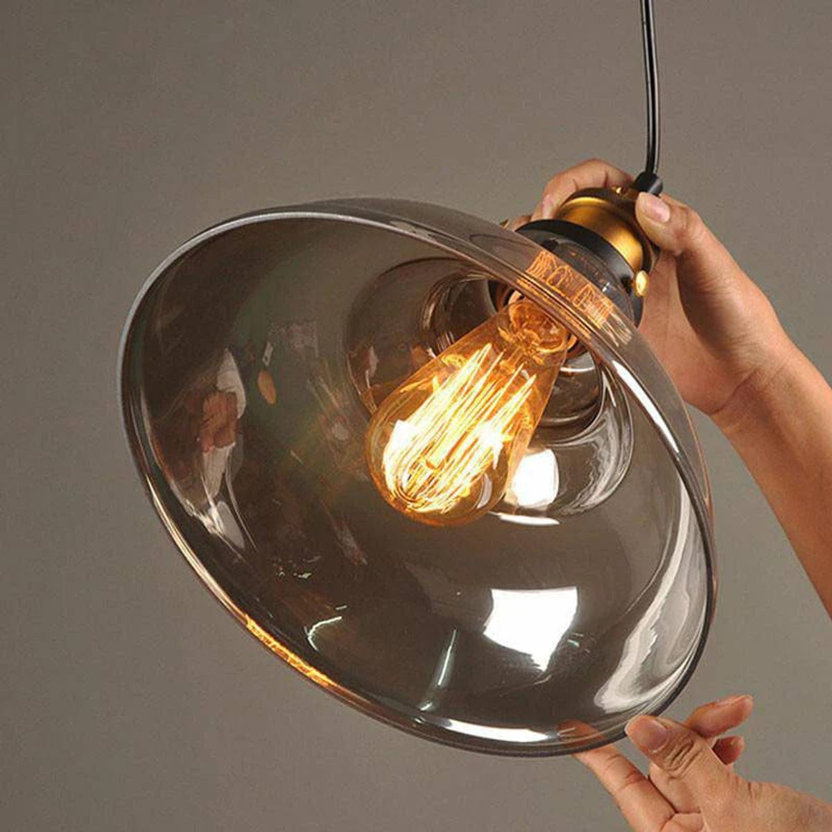 Suspension Verre Fumé