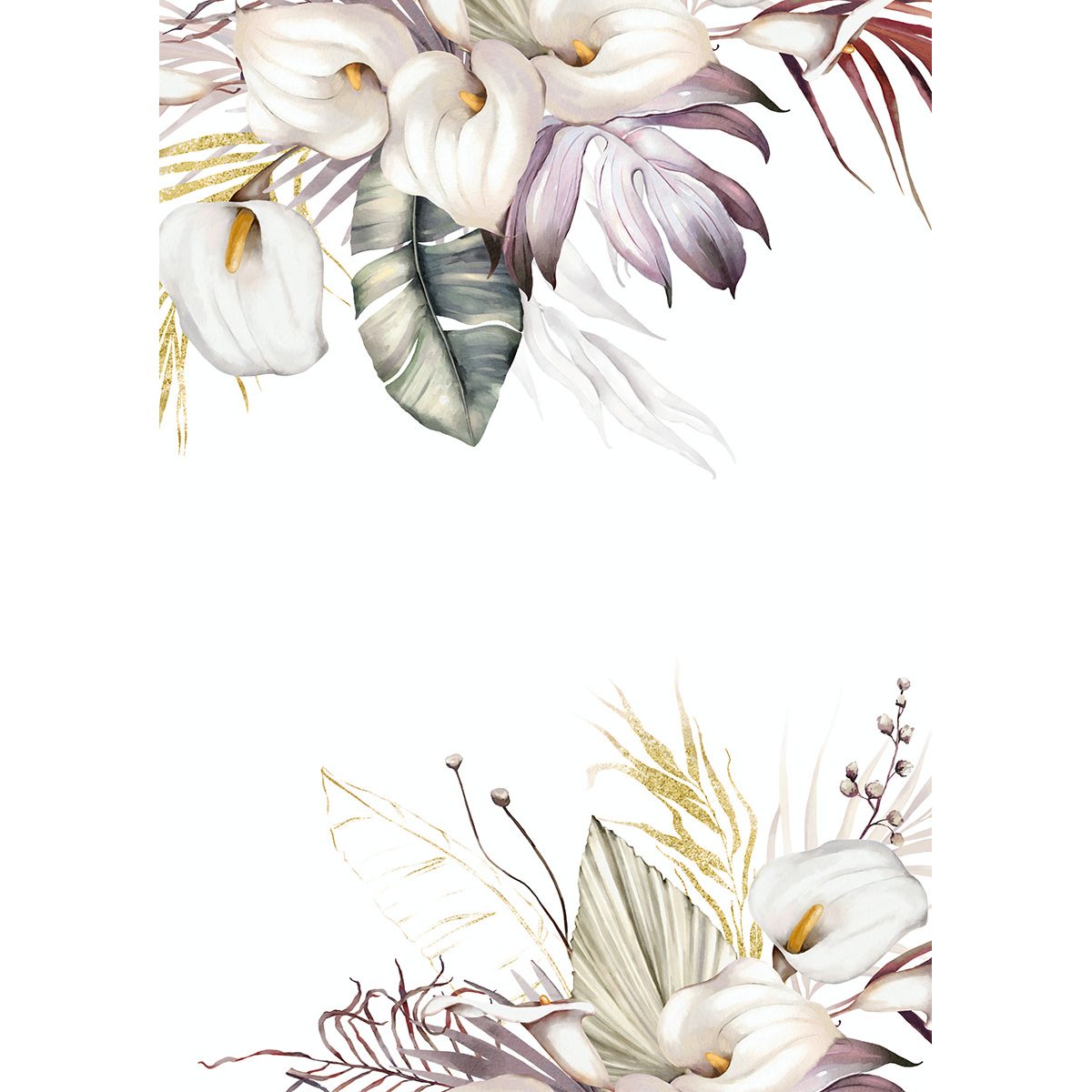 Papier peint panoramique - Fleurs