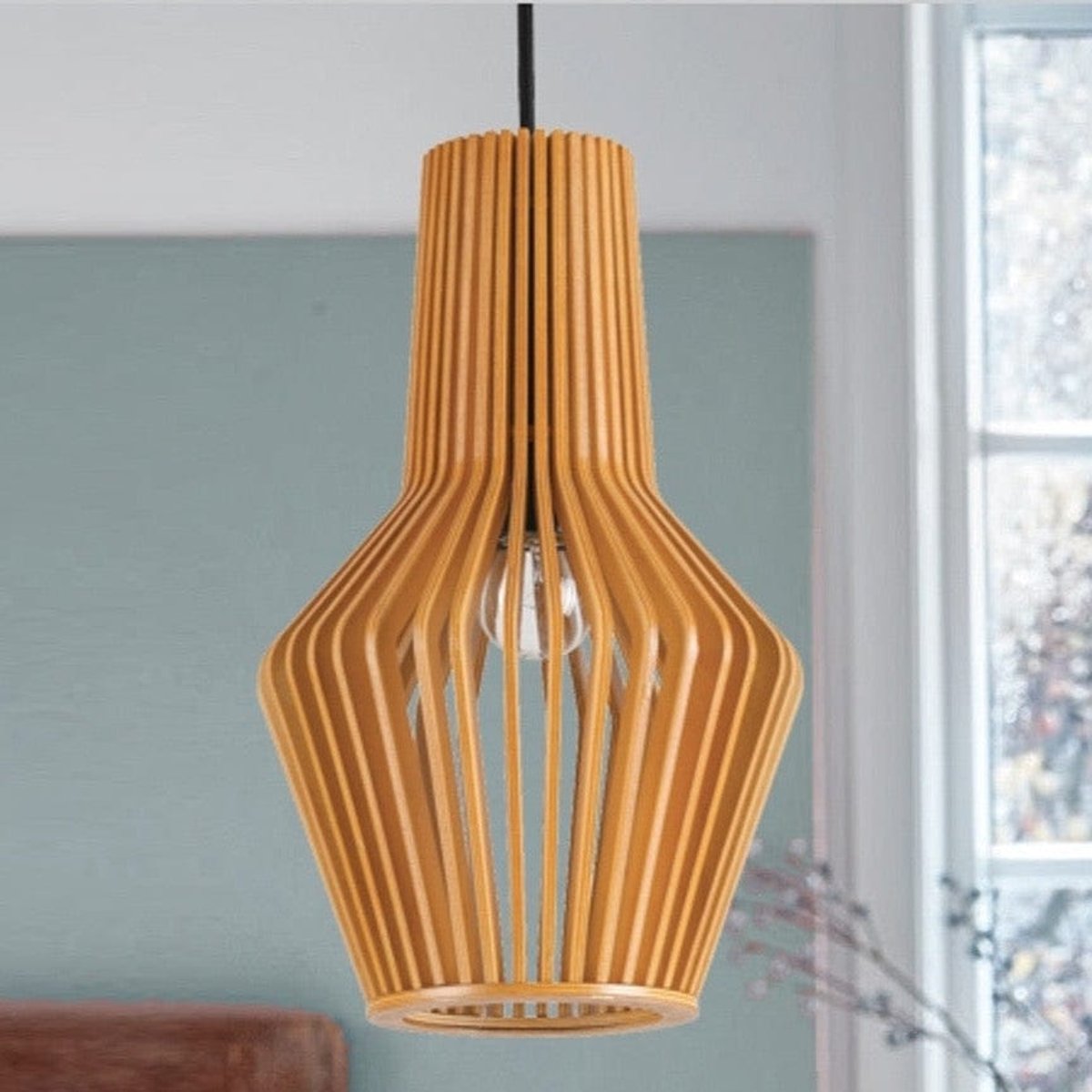 Suspension Bois Scandinave