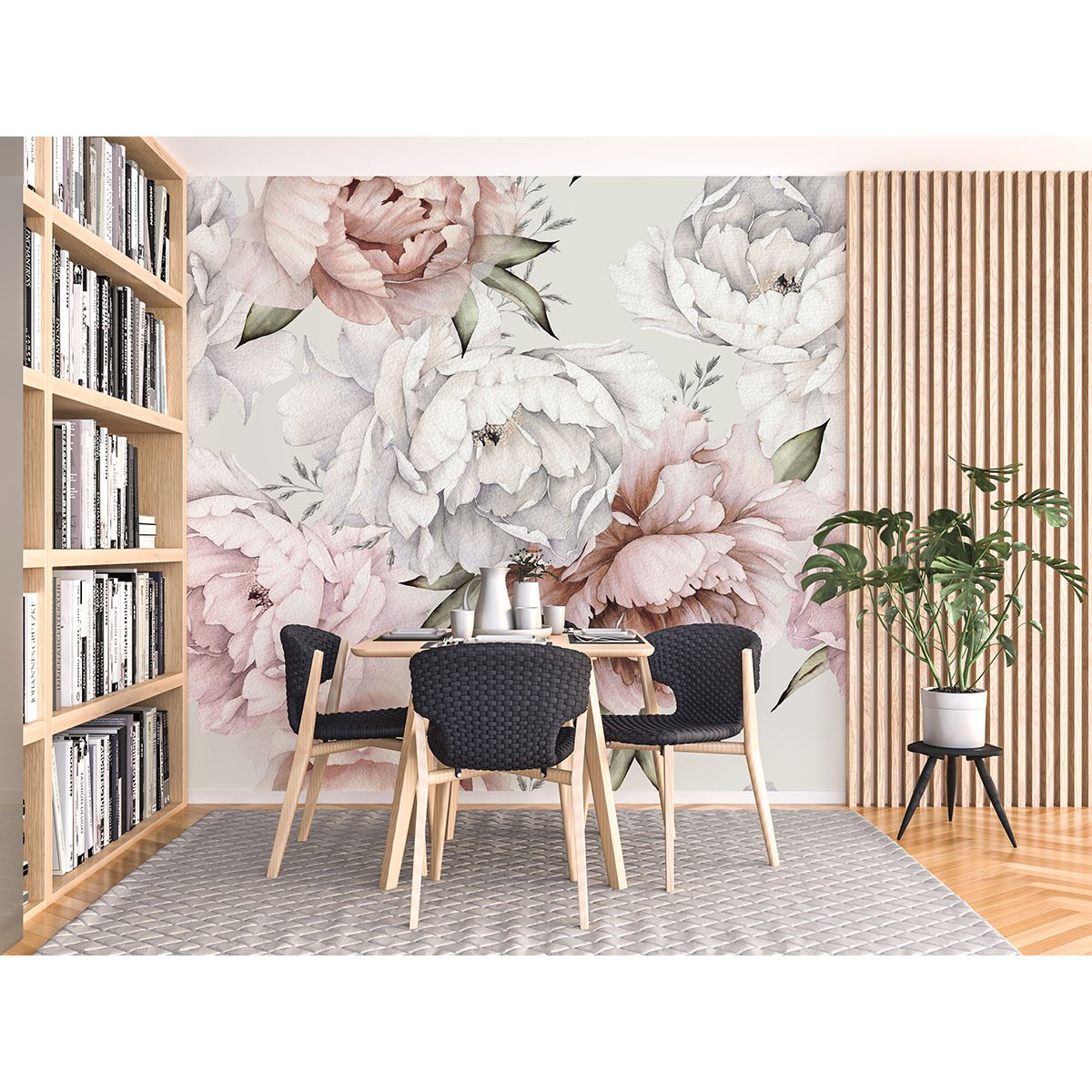 Papier peint panoramique - Fleurs