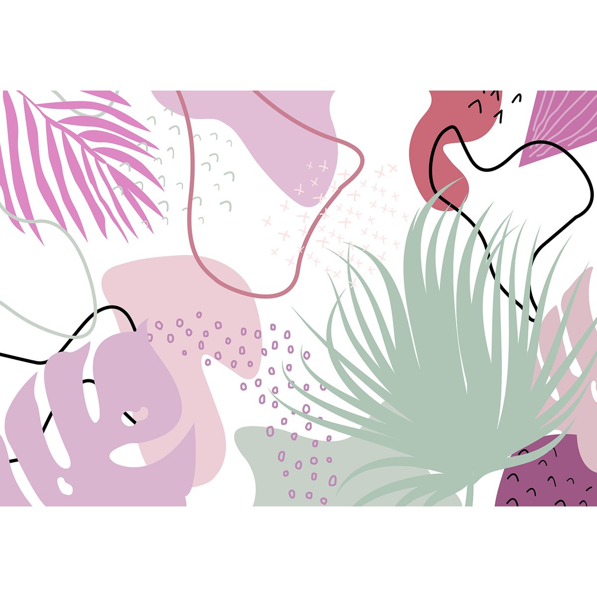 Papier peint panoramique Enfants - Tropical
