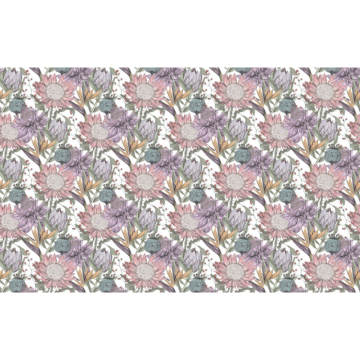 Papier peint panoramique - Motif Fleurs