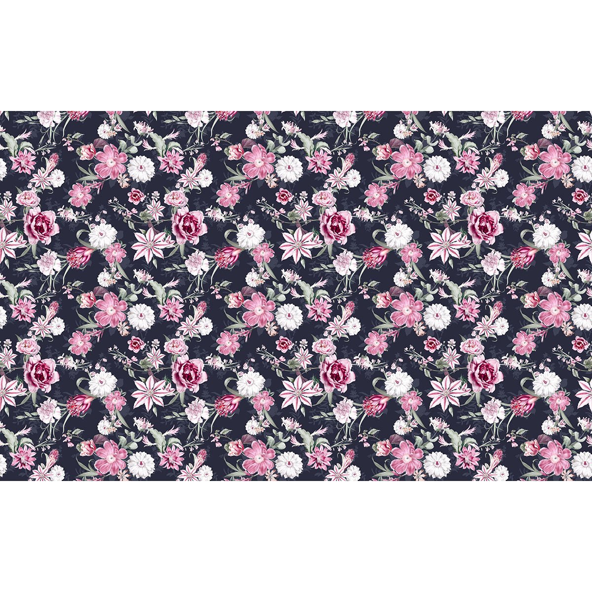 Papier peint panoramique - Motif Fleurs
