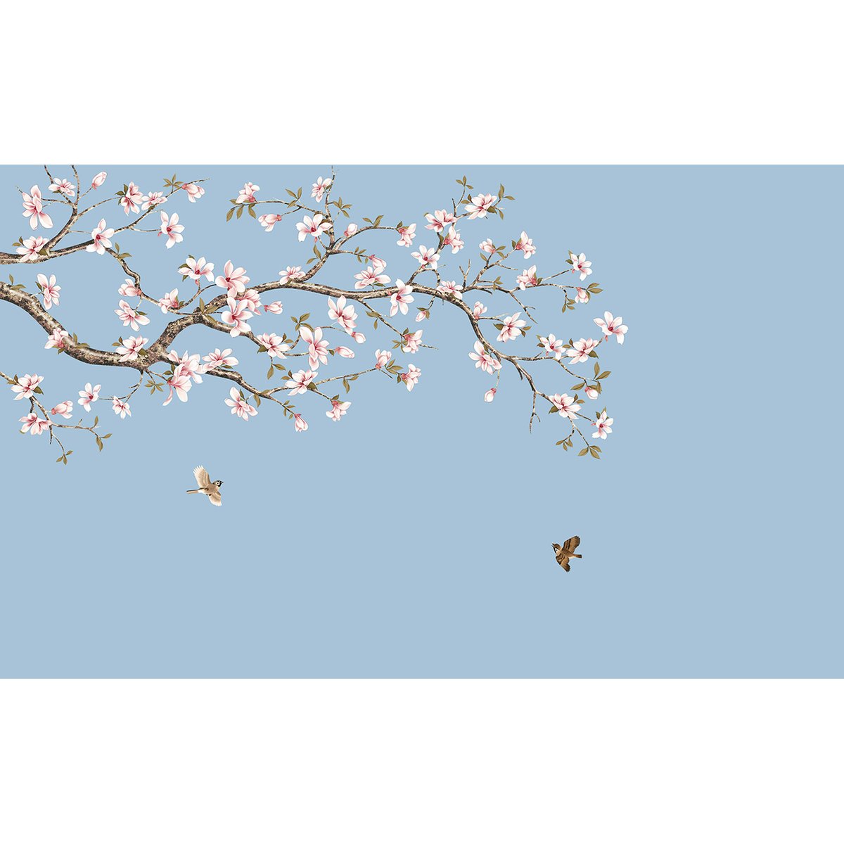 Papier peint panoramique - Fleurs
