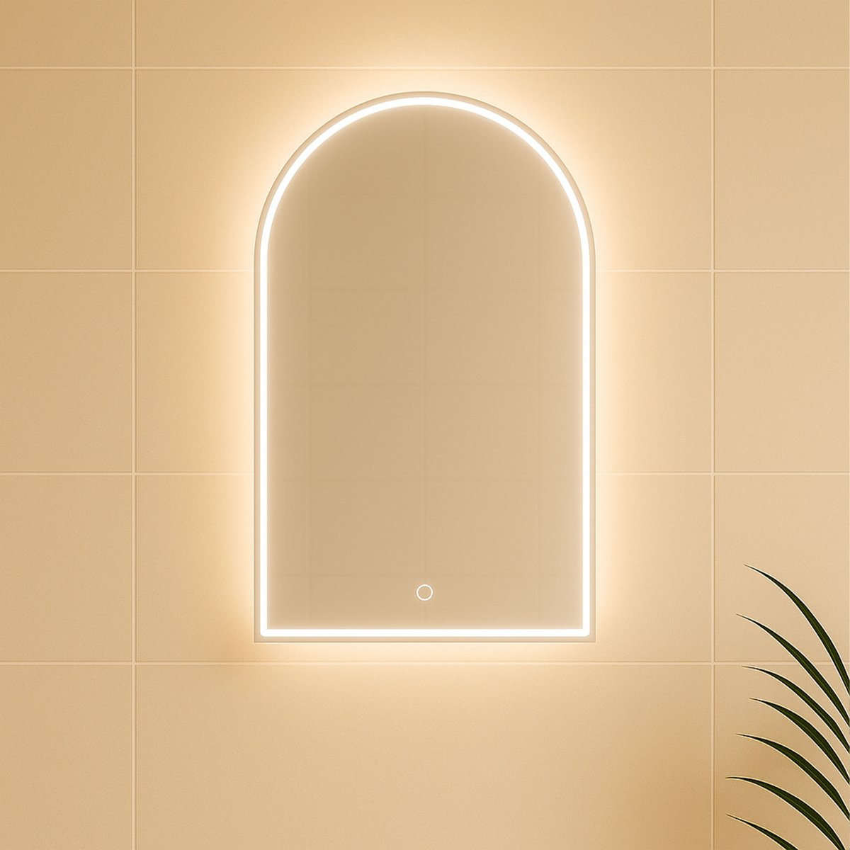 Miroir avec LED intégré 60 cm Aquapari