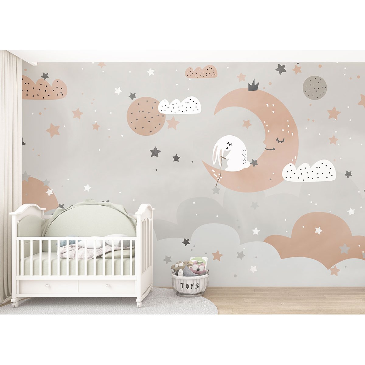 Papier peint panoramique Enfants - Lune