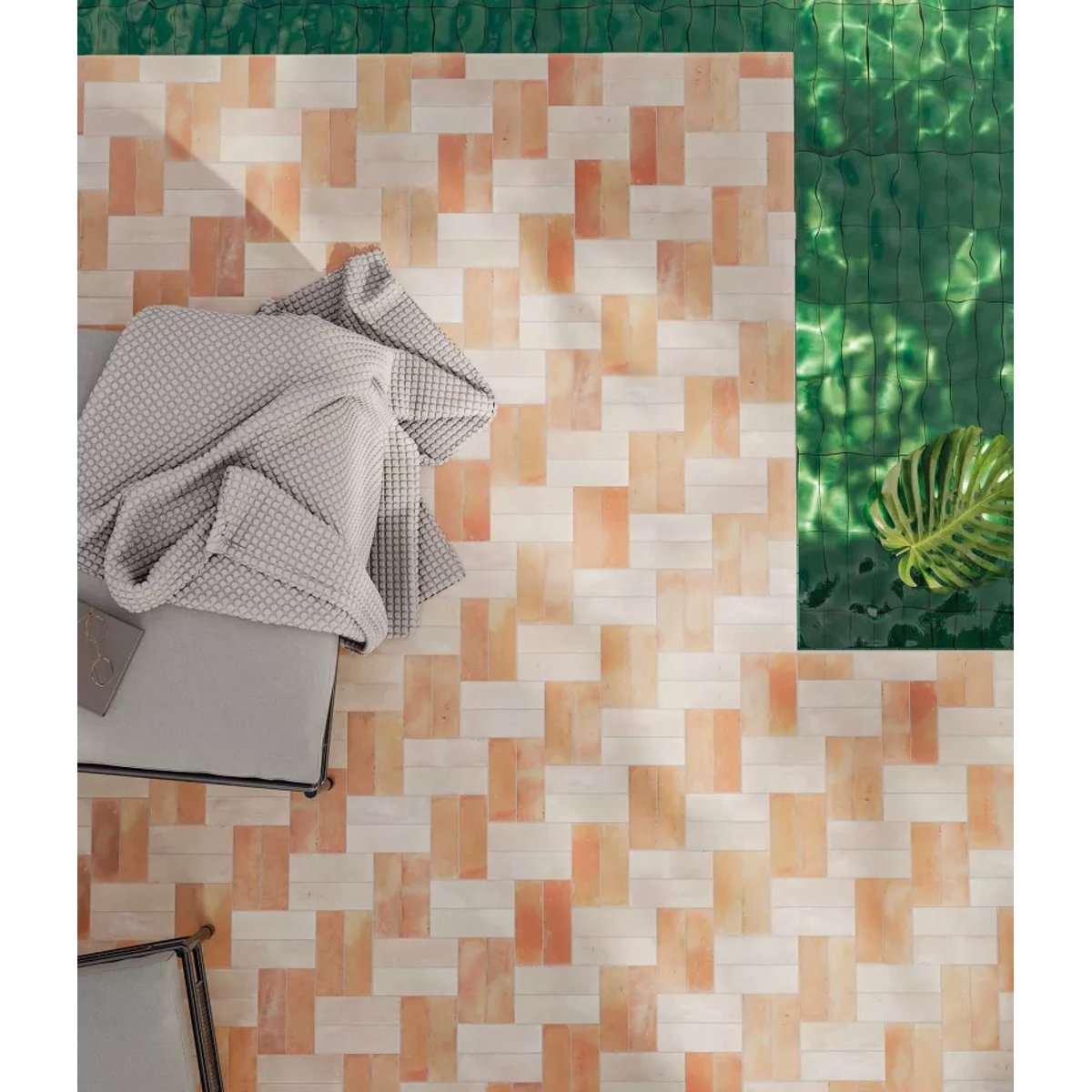 Carrelage intérieur Effet Zellige BEJMAT Tan
