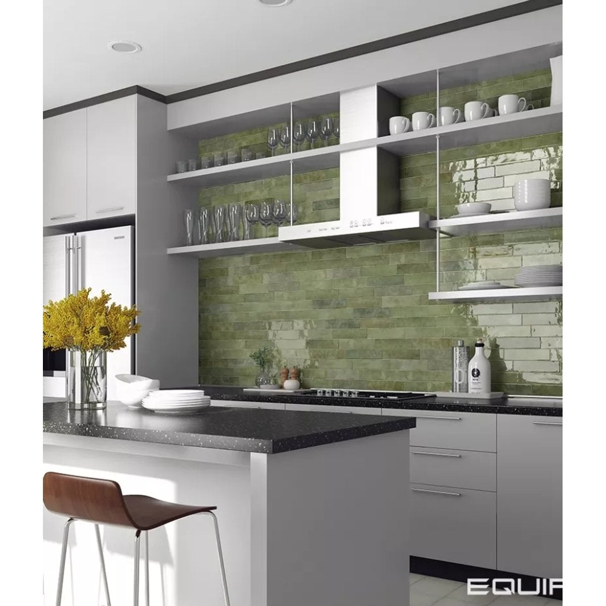 Carrelage Zellige Vert Olive TRIBECA Green